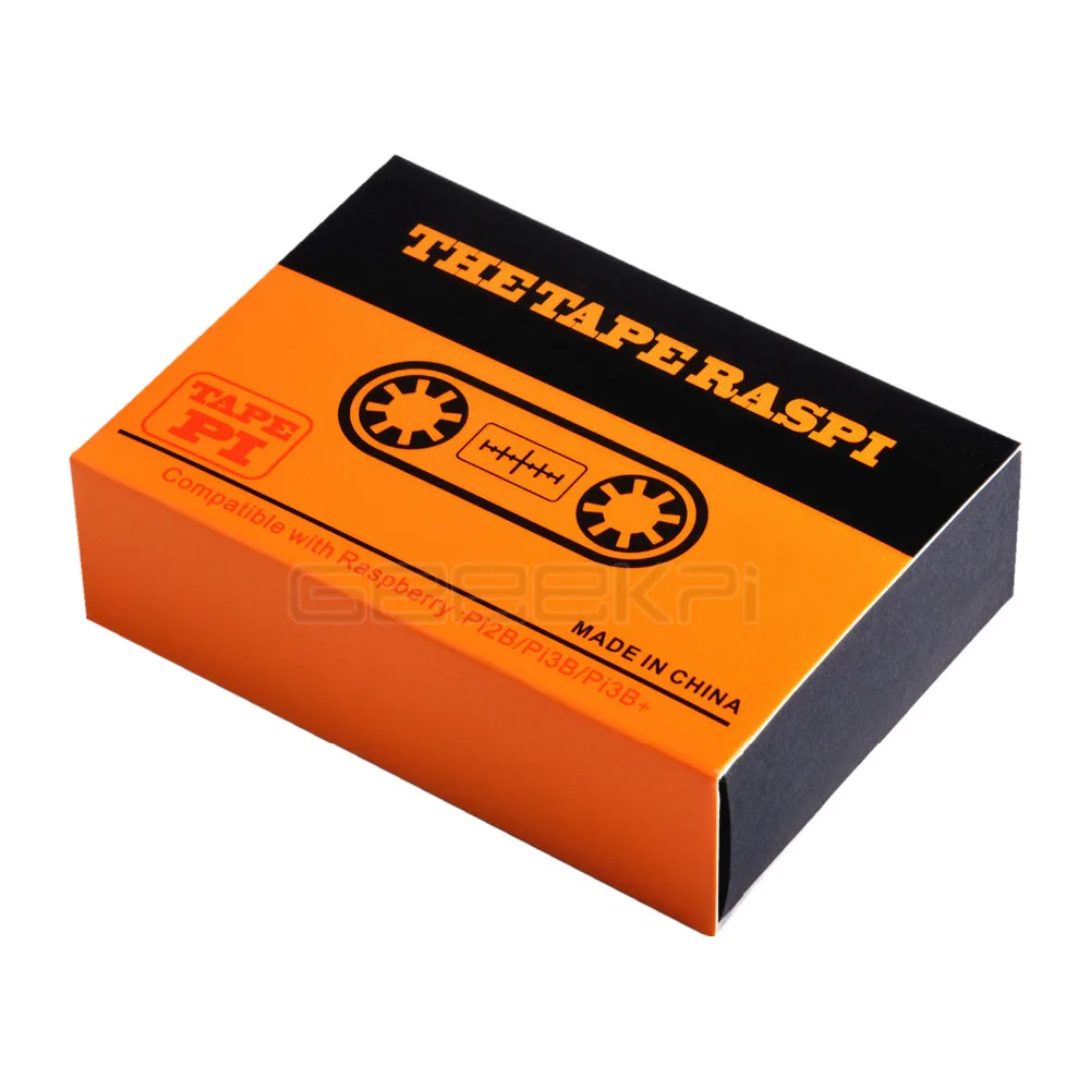 GeeekPi оригинальный черный ABS магнитная лента корпус Чехол Коробка для Raspberry Pi 3 B +/3