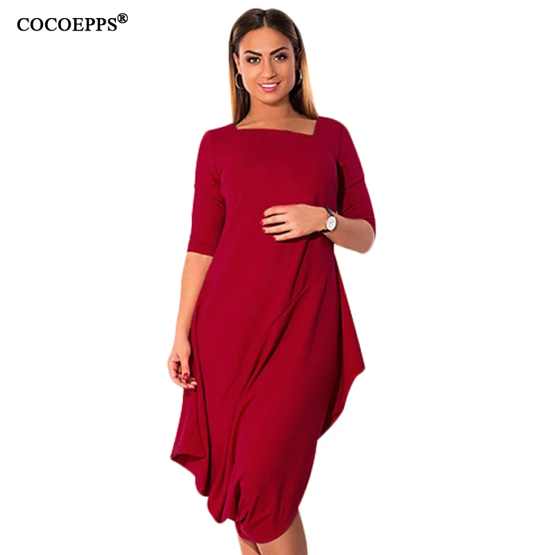 Женское асимметричное платье однотонное элегантное привлекательное модное