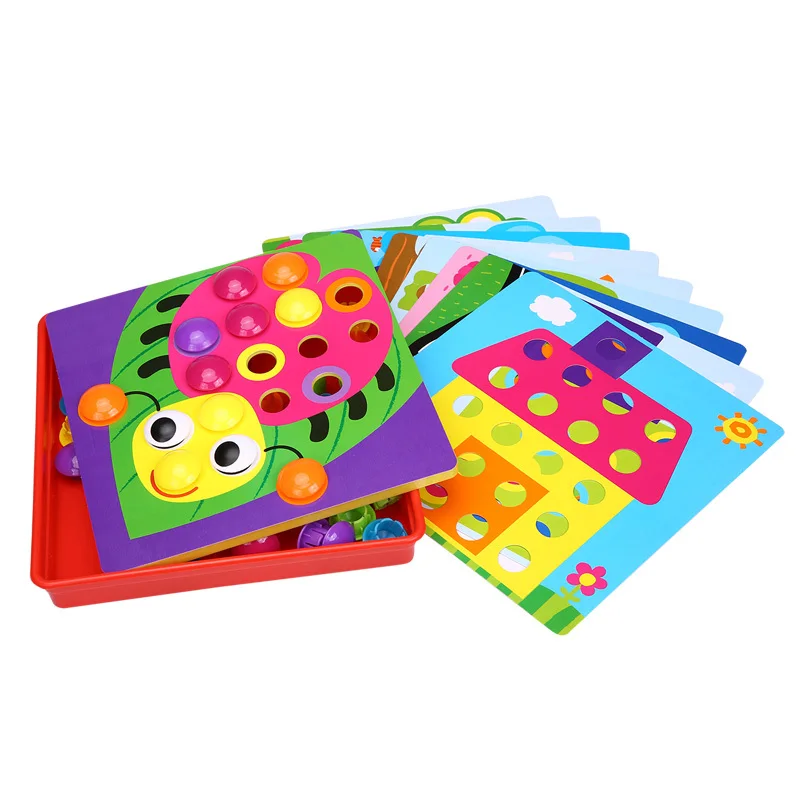 3d Puzzle мозаичного искусства кирпича игрушки для детей хобби конструктор Пластик