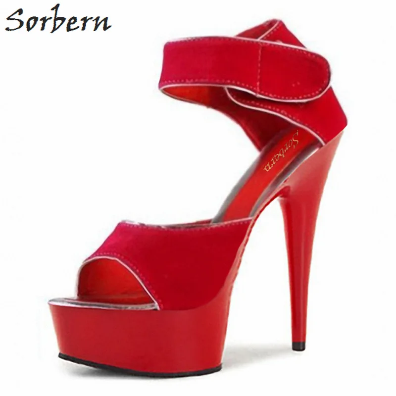 

Sorbern Fashion Ankle Wrap Women Sandals Open Toe High Heels Zapatos De Mujer De Moda 2018 De Vestir Womans Shoes Custom Color