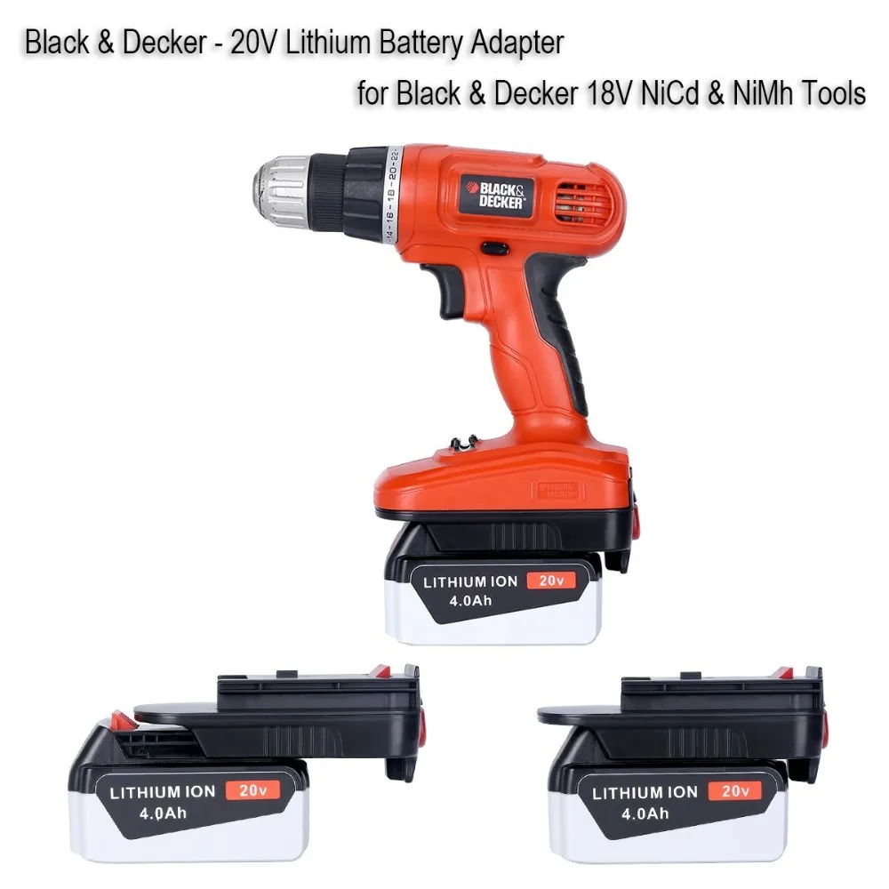 18В до 20В адаптер преобразователя батареи для Black & Decker HPA1820 литиевая батарея Ni