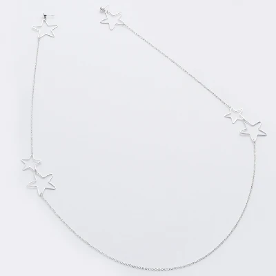 Silver E0295A Корейские длинные серьги с кисточками для женщин, аксессуары, Золотая подвеска, цельная цепочка для тела, модные серьги с подвесками, ювелирные изделия - Окраска металла: Silver E0295A