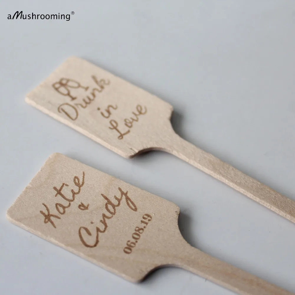 Свой собственный текст палочка для размешивания персонализированные