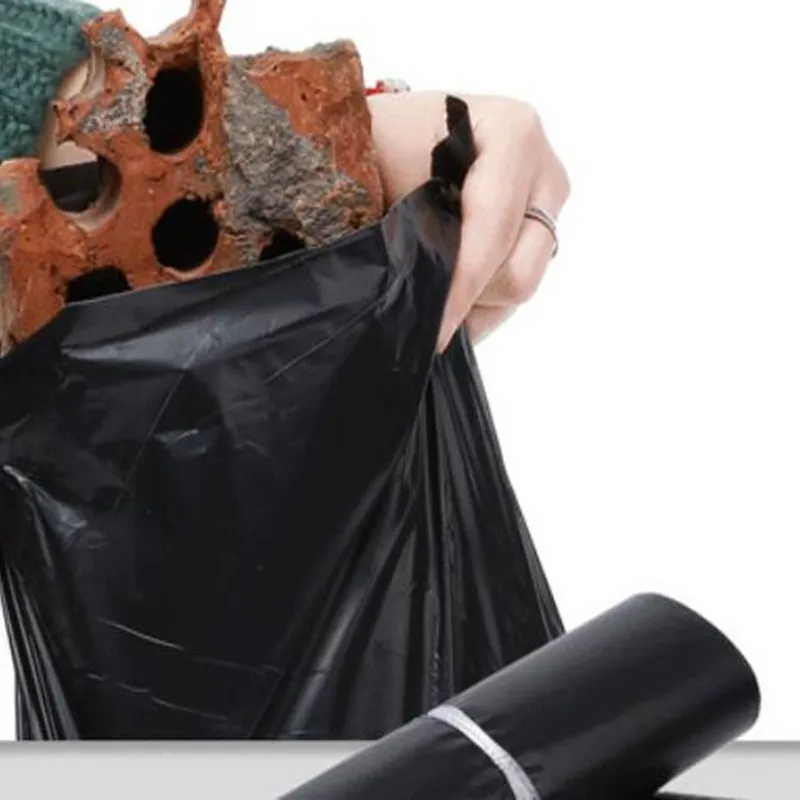 Оптовая продажа 25*35 см Черный Цвет Поли самоклеющиеся почтовые пакеты