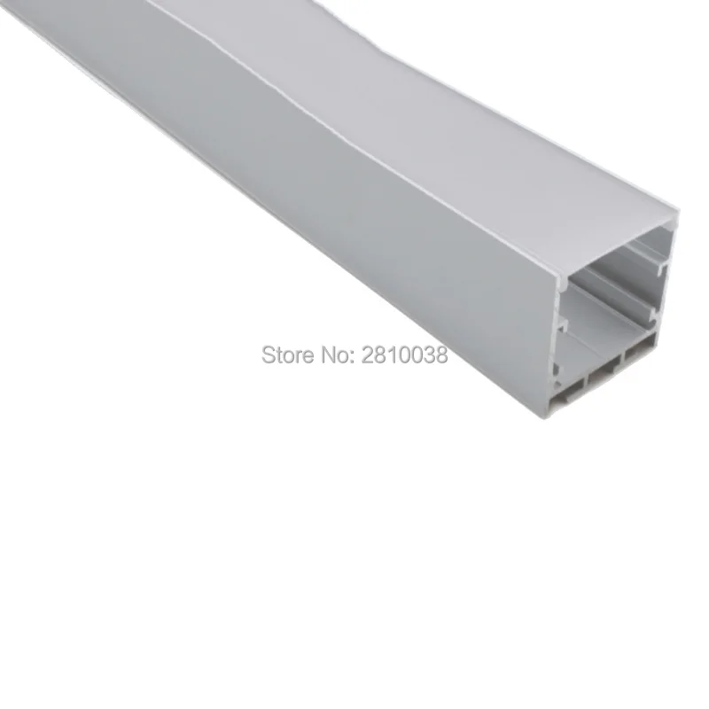 

10 X 1M Sets/Lot 6000 series led linear profile Square type 35mm wide aluminium led channel for suspending lights