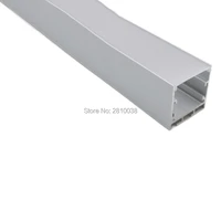 10 x 1m setslot 6000 series led linear profile square type 35mm wide aluminium led channel for suspending lights