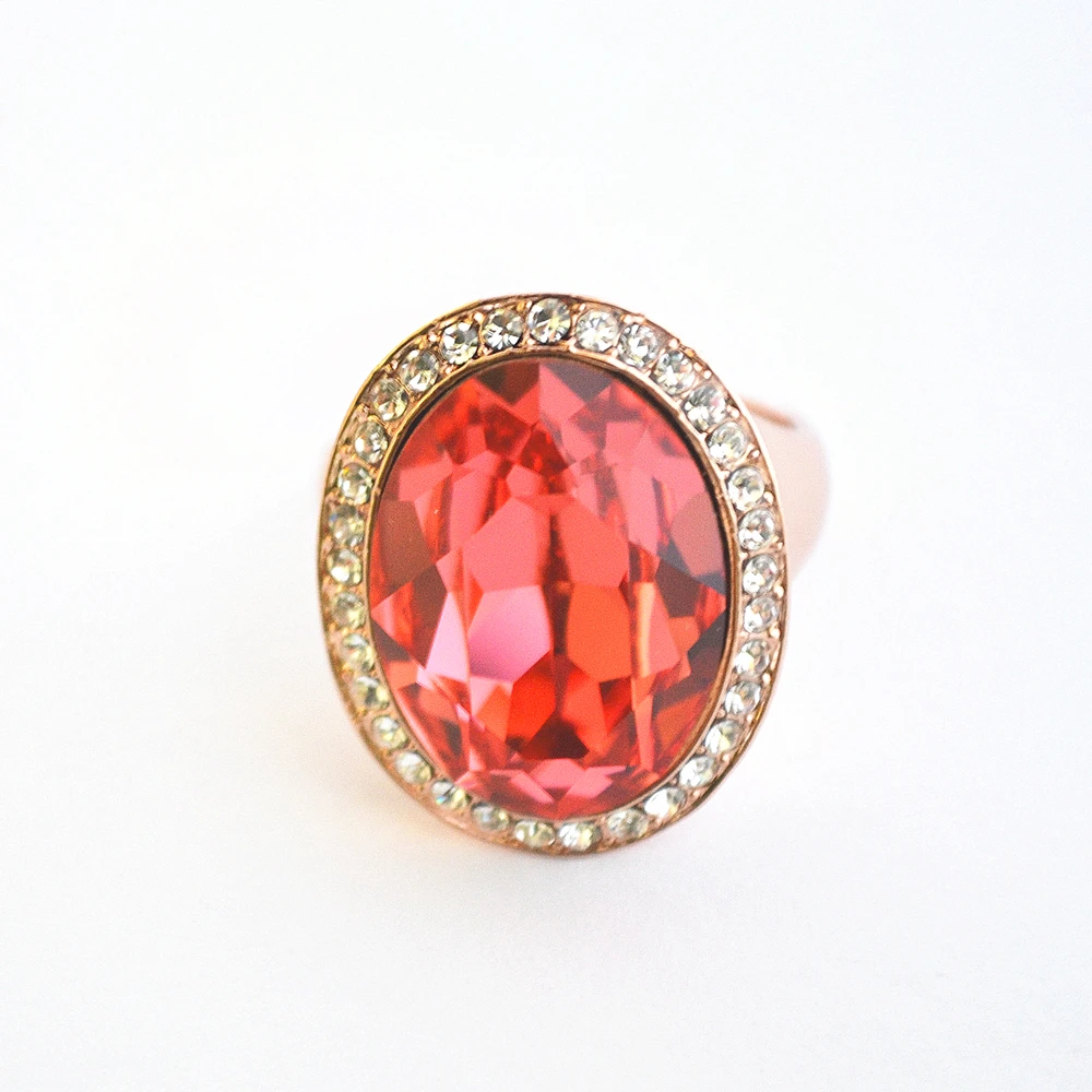 Овальный Красный Круглый Rhinestone Винтаж Новая Мода Hot Продаж 17 # Диаметр 18.3 мм