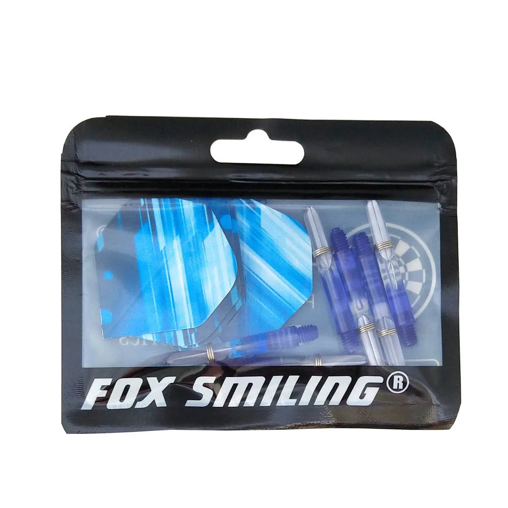 Fox Smiling 6 шт. 2BA 35 мм нейлон Дротика валы с 6 шт. Дротика s полеты красочные аксессуары для игры в Дартс