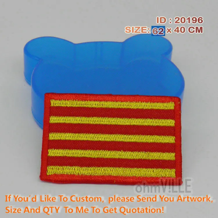 2016 Parches Ropa flout патчи для одежды 20196 с флагом catalia 100% качество вышивка|patches for