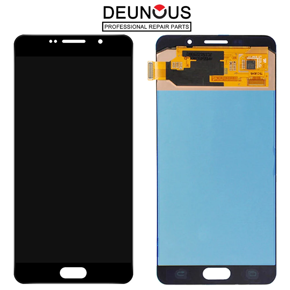 A710 Замена ЖК-дисплея для Samsung Galaxy A7 2016 A710 A7100 A710F A710M ЖК-дисплей сенсорный экран дигитайзер сборка яркость