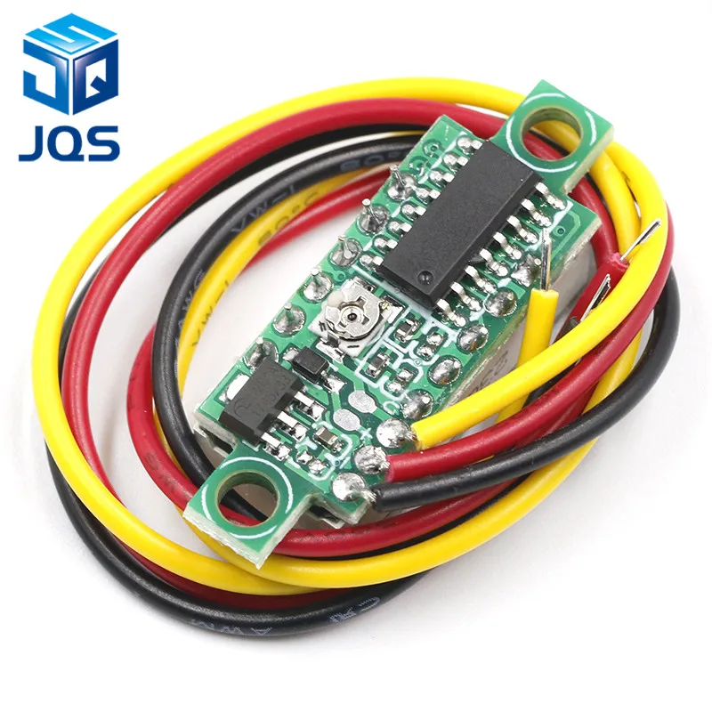 DC 0 V-100 V 0,28 дюймов светодиодный цифровой вольтметр измеритель напряжения детектор напряжения монитор тестер панель автомобиля 12V 24V красный зеленый синий желтый