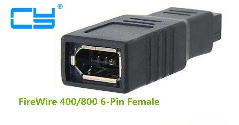 10 шт./FireWire 2. 0 6 контактный разъем на 9 штекер IEEE1394a 1394b адаптер