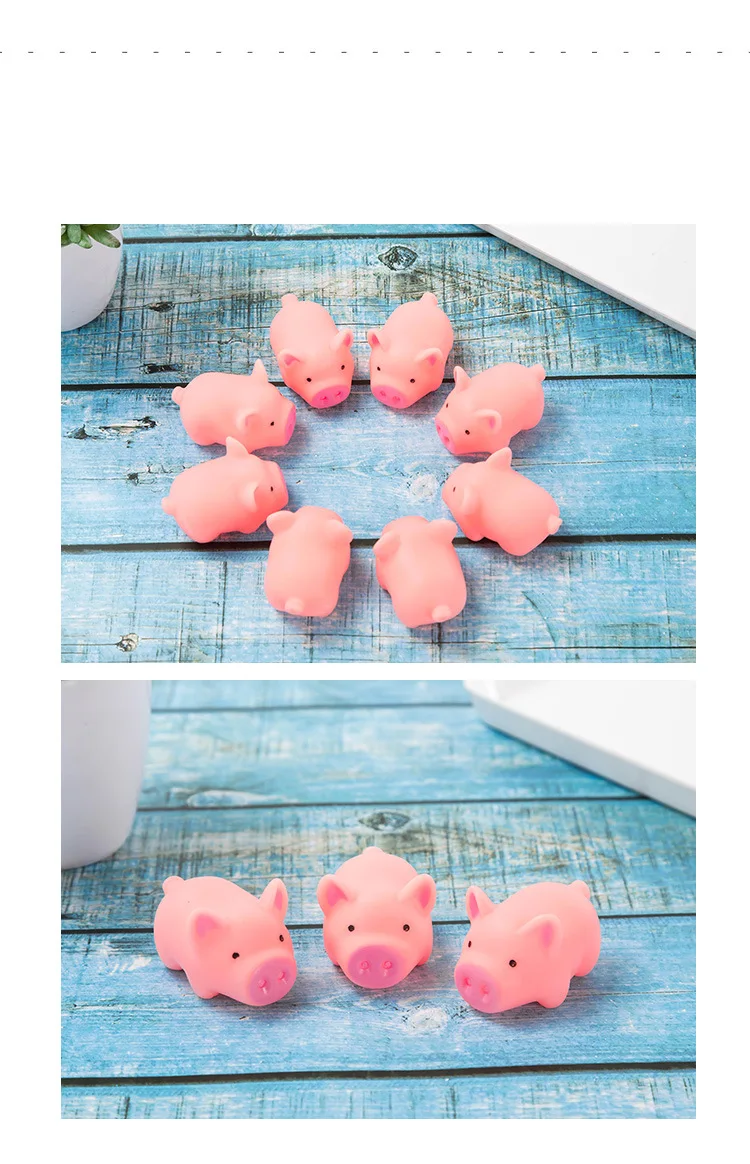 3 шт. сжимаются милые розовые свиньи Kawaii животные медленно поднимающиеся Игрушки Анти-strss розыгрыши детские мягкие игрушки для снятия стресса