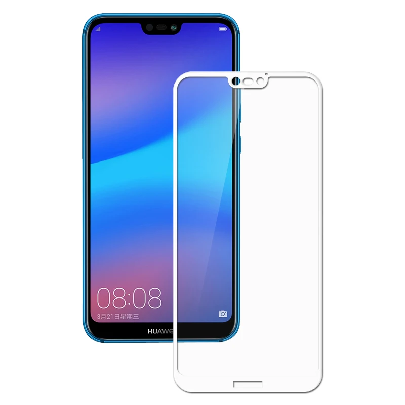 2.5D Защитное стекло для Huawei P20 Lite Pro Полное покрытие Защитная пленка экрана P 20