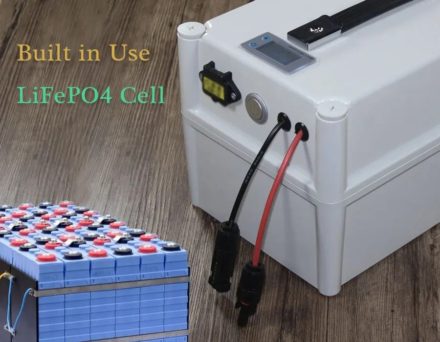 48V 15AH LiFePO4 батарея Водонепроницаемая коробка переносной Многофункциональный