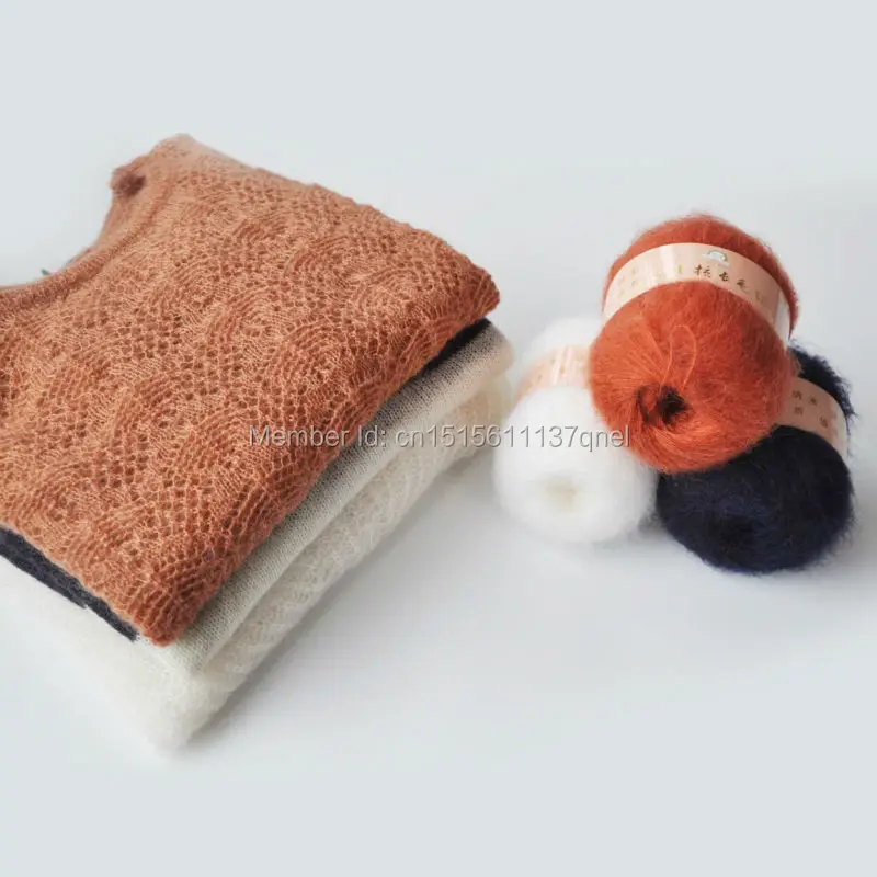 50 г/шар бесплатная доставка ангольский мохер кашемир шерстяная пряжа косынка для