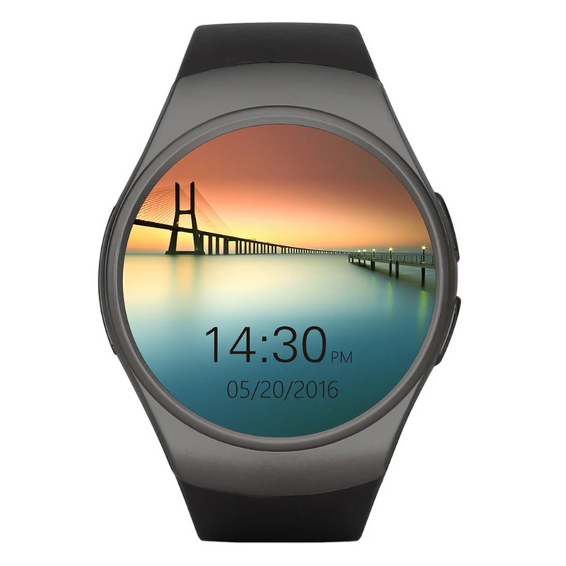 Ультратонкие круглые умные часы KW18 с сенсорным экраном HD IPS установка звонков