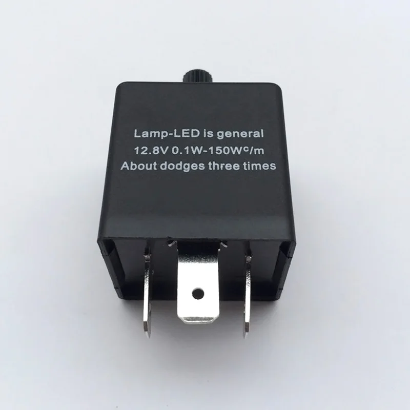 Регулируемое автомобильное реле Flasher 12VDC 40A 3-контактный Пылезащитный