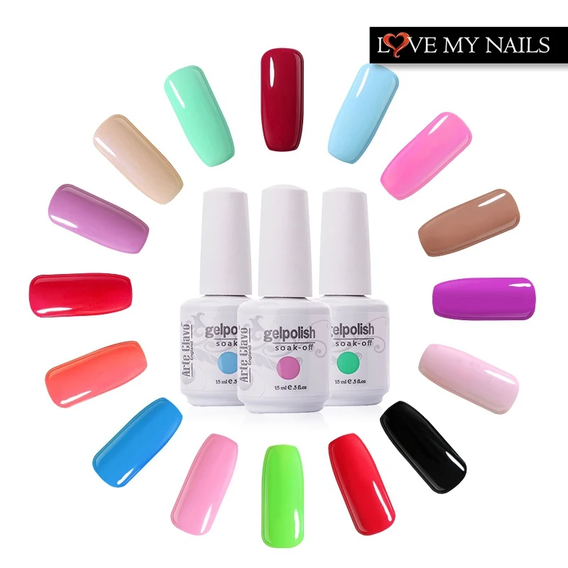 Гель лак для ногтей Arte Clavo 1 цвет УФ|led nail gel polish|nail polishgel polish |