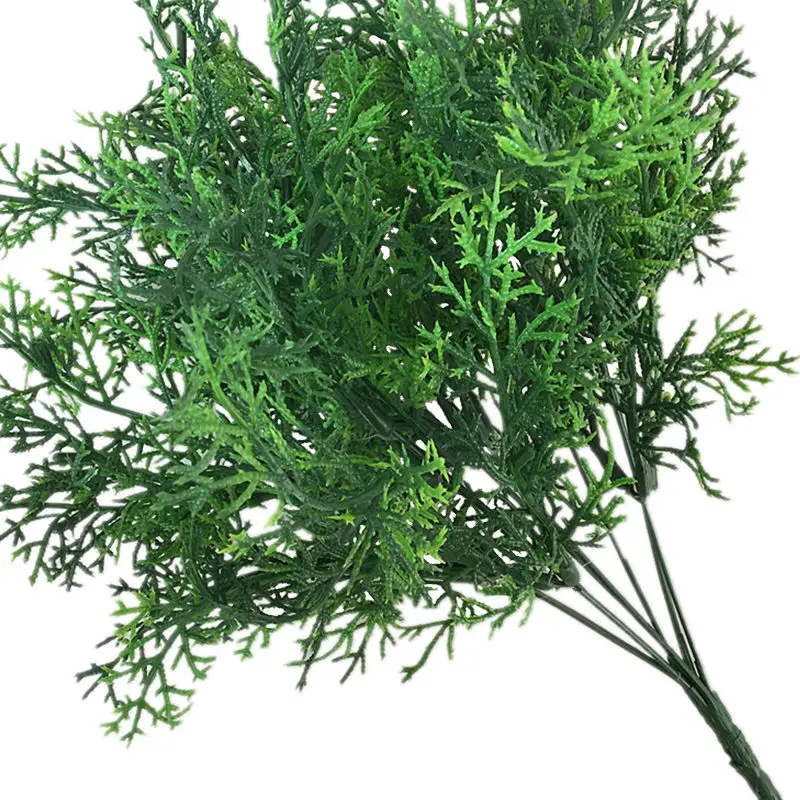 1 шт. 2018 новый дизайн искусственные ветки вечнозеленого Cypress спрея искусственная