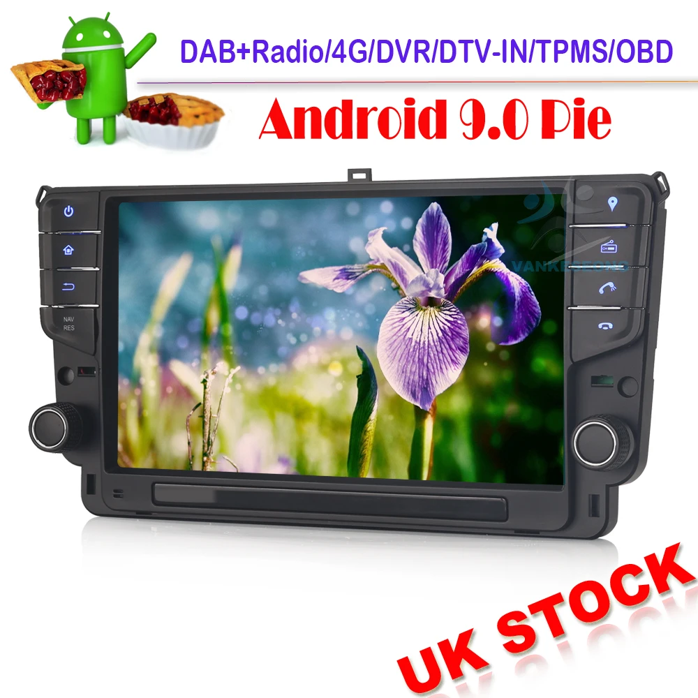 Автомагнитола 9 дюймов Android 0 спутниковый навигатор DAB + GPS автомобильная