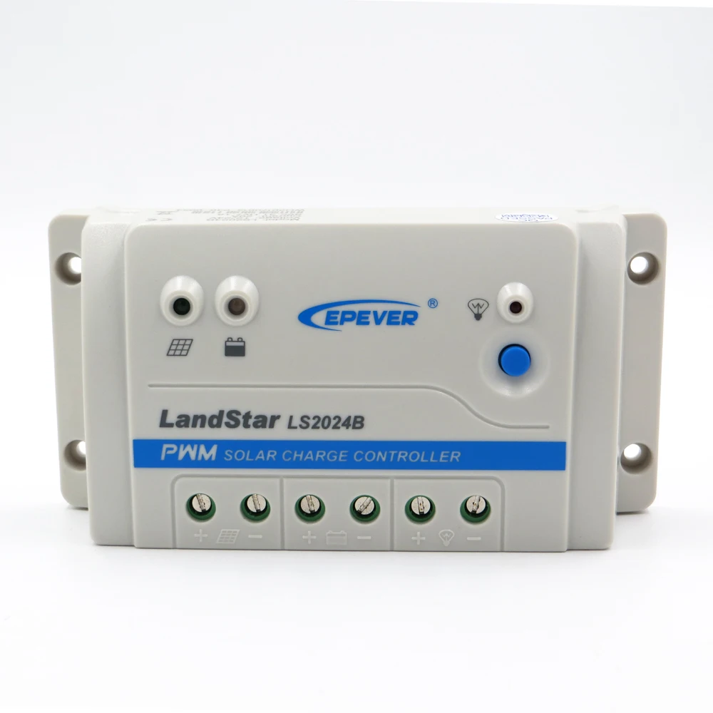 LS2024B, 20A 12 В/24 В EPSOLAR landstar PWM солнечный контроллер заряда с таймером и управлением освещением для солнечной системы питания
