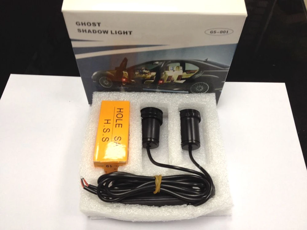 Бесплатная доставка 4 го поколения 7 Вт автомобиль призрак тени свет лазерная