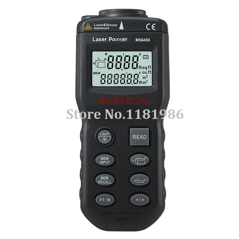 MASTECH MS6450 Руководство Лазерная Ультразвуковой дальномер лазерный медиторный