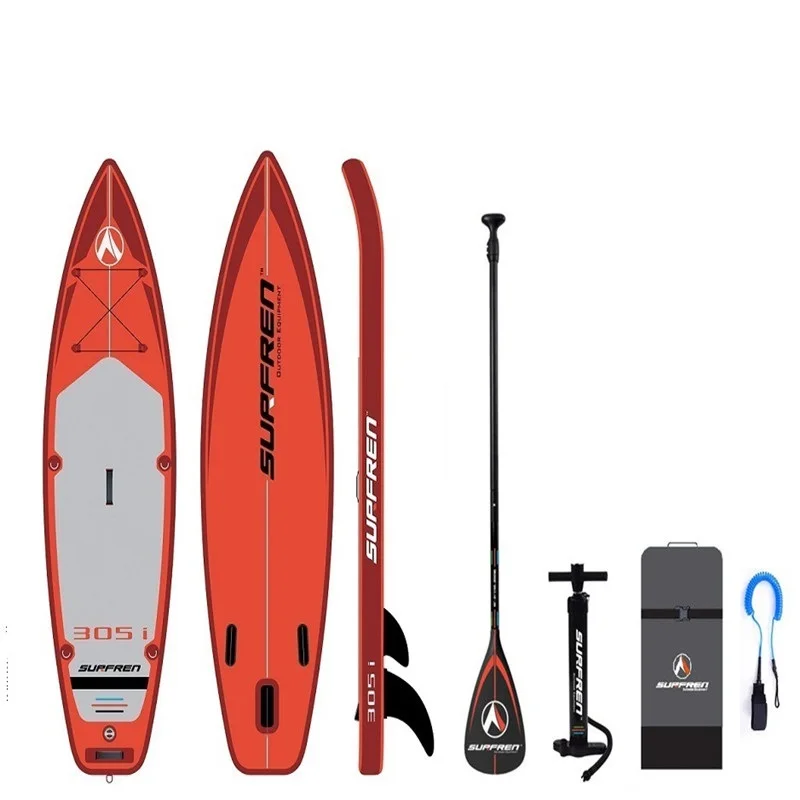 Надувная доска для серфинга iSUP SurfingPaddleboard SURFREN 305i bodyboard kayakboat Размер 305*81*15