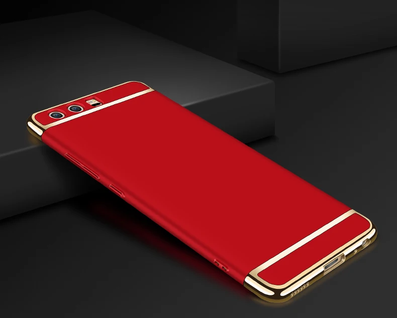 Для Huawei Honor 9 чехол задняя крышка Жесткий защиты цвет синий черный Большие размеры