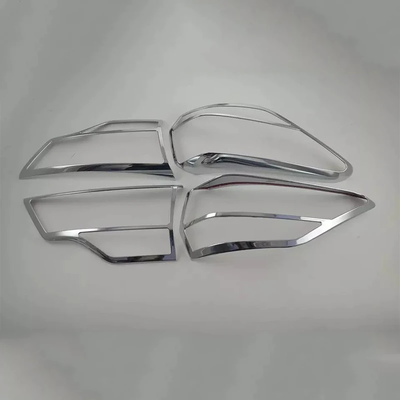 Car Accessories Exterior Decoration ABS Chrome Rear Tail Light Lamp Cover Trim 4pcs For Toyota Highlander 2015 Car-styling | Автомобили и