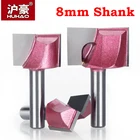 Гравировальная фреза, твердосплавная насадка 8 мм, для работ по дереву, фреза Концевая фреза с ЧПУ для плоской двери