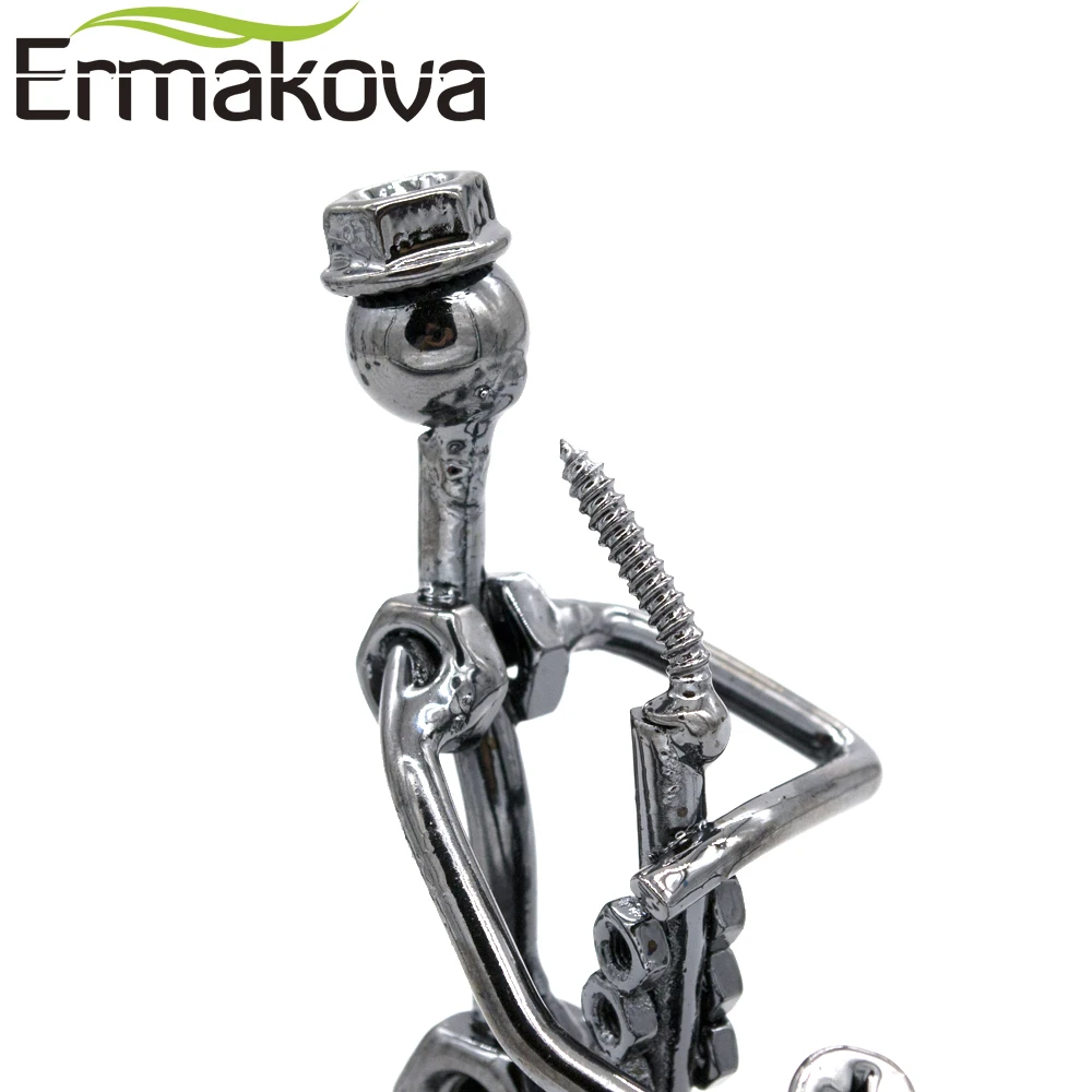 ERMAKOVA 5 1 &quotметаллическая скульптура музыкальный инструмент статуэтка Sax прилавок