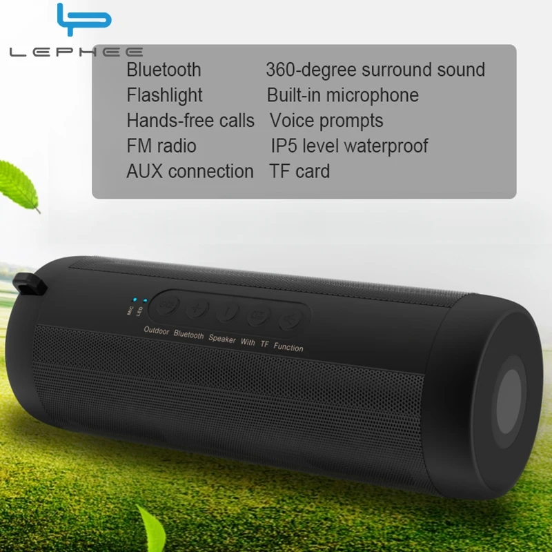 Bluetooth Динамик Водонепроницаемый Портативный открытый Беспроводной мини Колонка