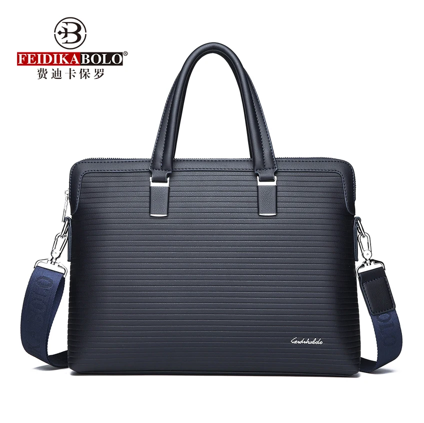 

Модная деловая сумка в полоску с поперечным сечением, персональная вместительная Компьютерная Сумочка, натуральный удобный мессенджер на ...