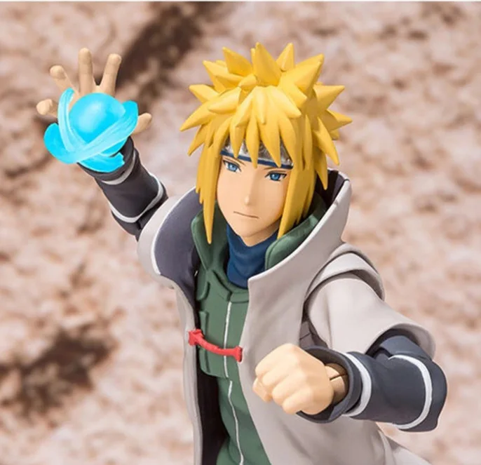 Аниме 14 см Наруто Shippuden Namikaze Minato SHF ПВХ фигурка игрушка Коллекционная