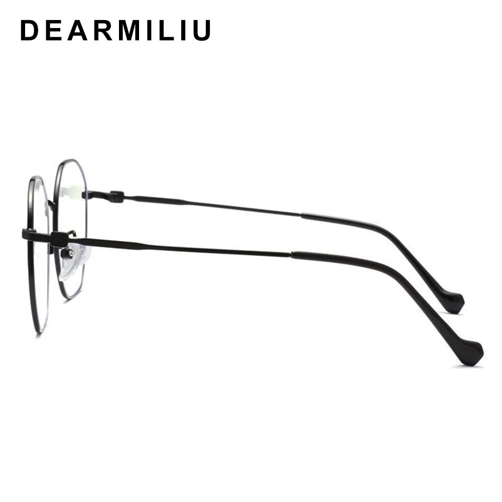 DEARMILIU розовое золото полигон анти синий свет блокирующие очки светодиодные