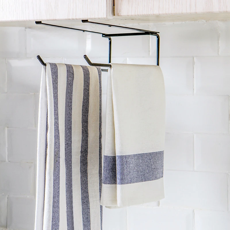 White/Black Roll Paper Towel Hanging Holders Rack Storage Wall Mounted Organizer | Дом и сад