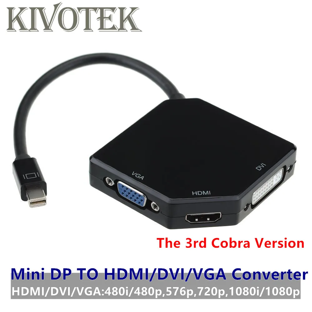 DP к HDMI/DVI/VGA конвертер адаптер кабель Дисплей порт мужской VGA DVI24 + 1 разъем для ПК Mac