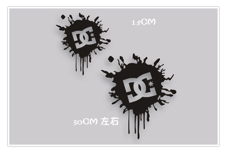 Автомобильные аксессуары Aliauto наклейка с логотипом DC Ink для Toyota Ford Chevrolet Volkswagen Skoda