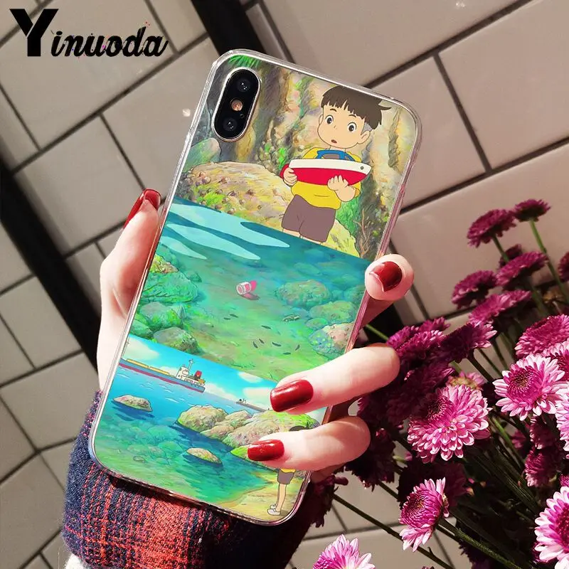 11pro MAX Hayao Miyazaki anime ponyo on the cliff Новый чехол для телефона Fundas iPhone 8 7 6 6S Plus X XS 5 5S SE