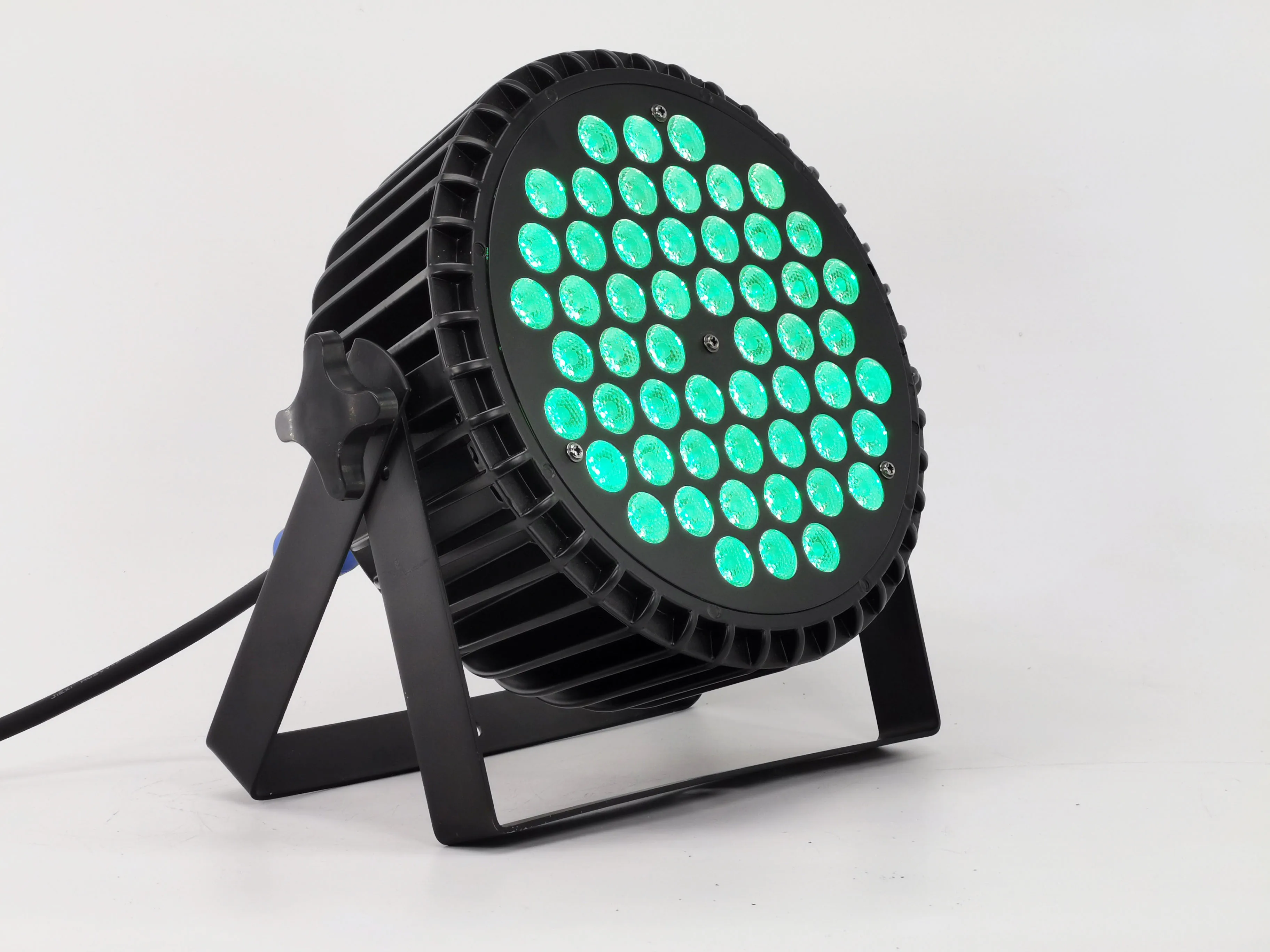 

New! 54x3w LED Par Light RGB 3-in-1 Full color cast aluminum par light IN/OUT plug DMX512 led lights