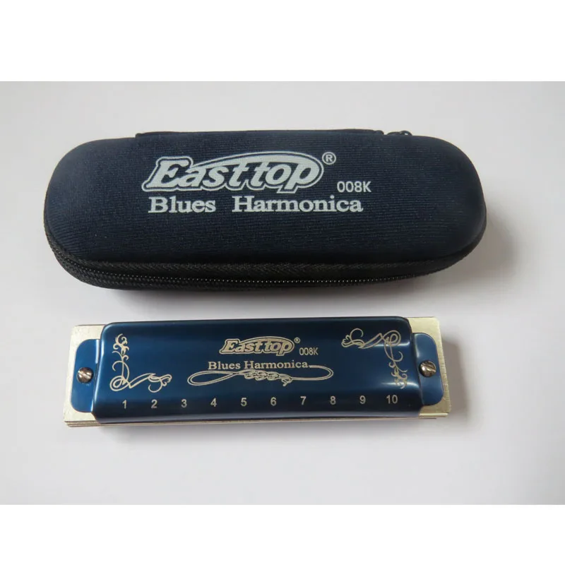 EASTTOP T008K ключ новый синий цвет губные гармоники латунь reedplates Фосфорная бронза