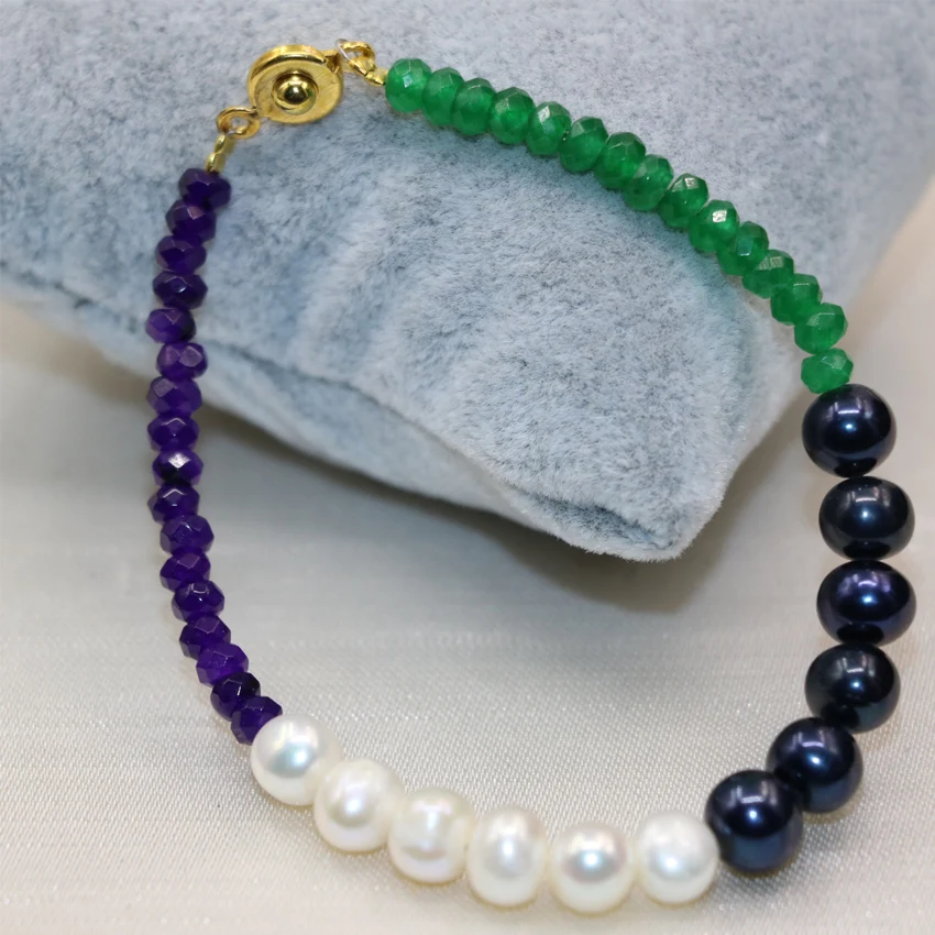 Уникальный Сделай Сам 2*4 мм натуральный каменный халцедонский нефрит счеты