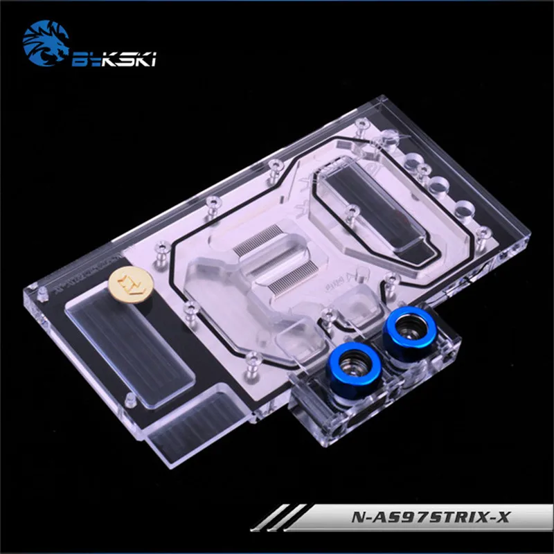 Bykski полный охват GPU водный блок для ASUS GTX970 GTX660TI 670 680 760 видеокарта N-AS97STRIX-X |