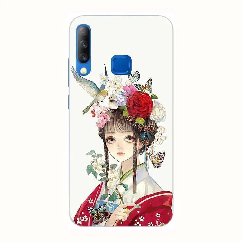 Для Tecno Camon 11S 6," чехол с красочным рисунком розы и волка Мягкий силиконовый чехол для телефона Tecno Camon 11S - Цвет: A310