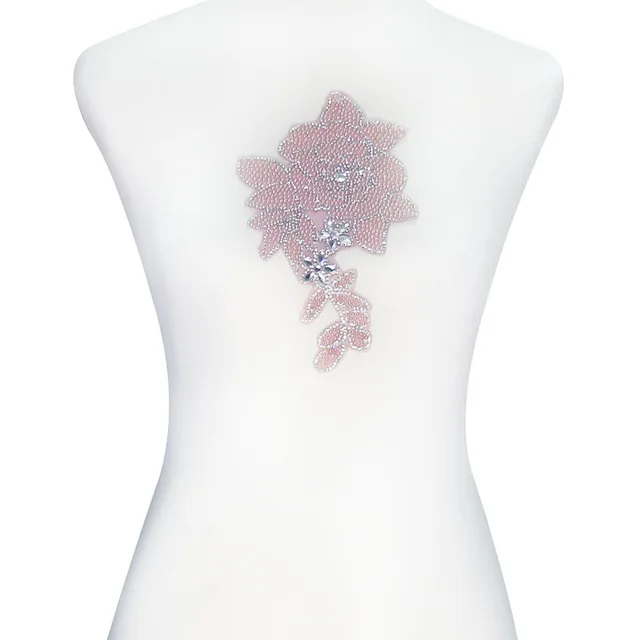 1 шт. наклейки для украшения одежды с цветами и кристаллами из горного хрусталя