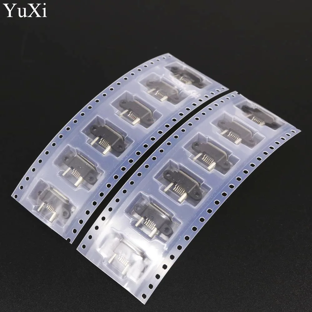 Мини-разъем micro USB YuXi разъем для зарядного порта запасные ремонтные детали 5pin