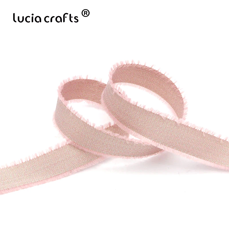 Color3 5y 5Yards/6Yards 25mm Grosgrain Ribbons Fringe Tassel Trim Lace Fabric DIY Sewing Hair Bow Gift Wrapping Decorartions S0407 - Цвет: Color3 5y