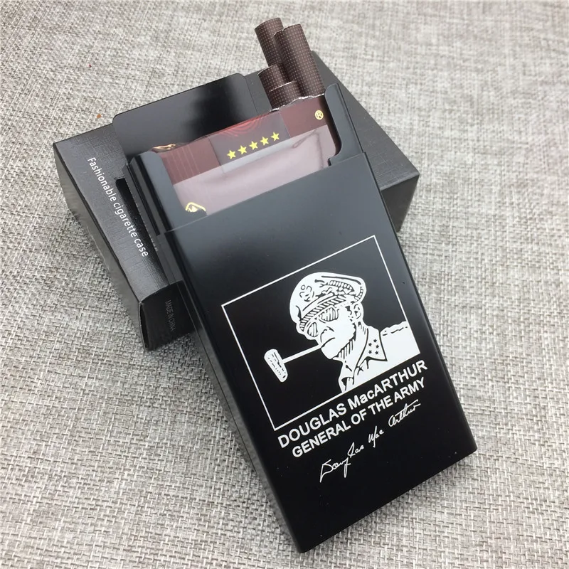 LF049 персонализированный Чехол для красивой сигареты из алюминиевого сплава с